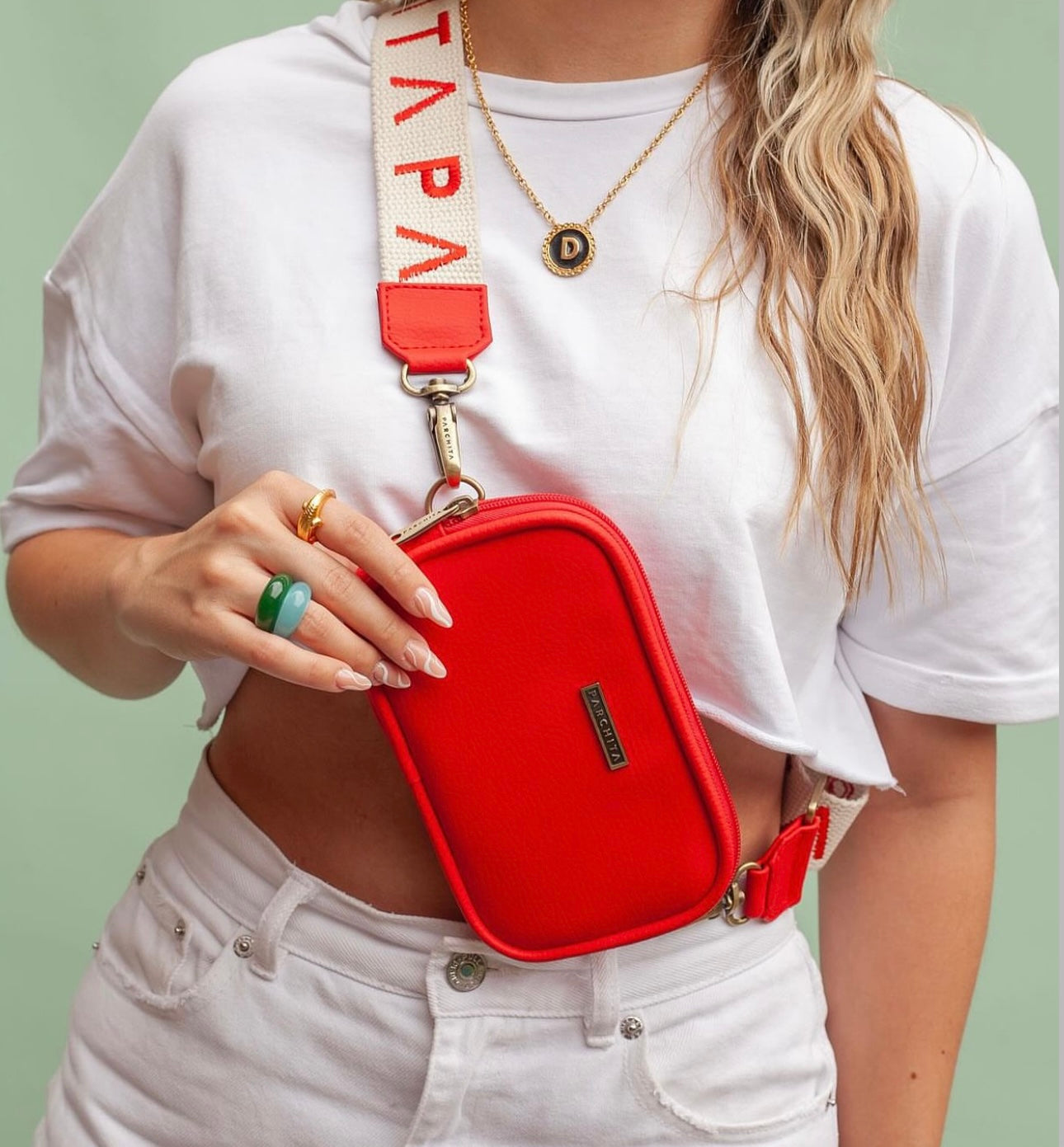 PARCHITA Marsella Rojo Fanny Pack – POLA PARA MI