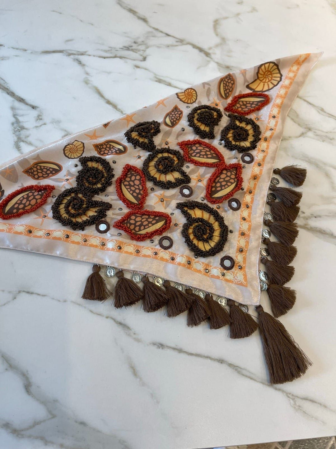 Caracol Marrón Scarf