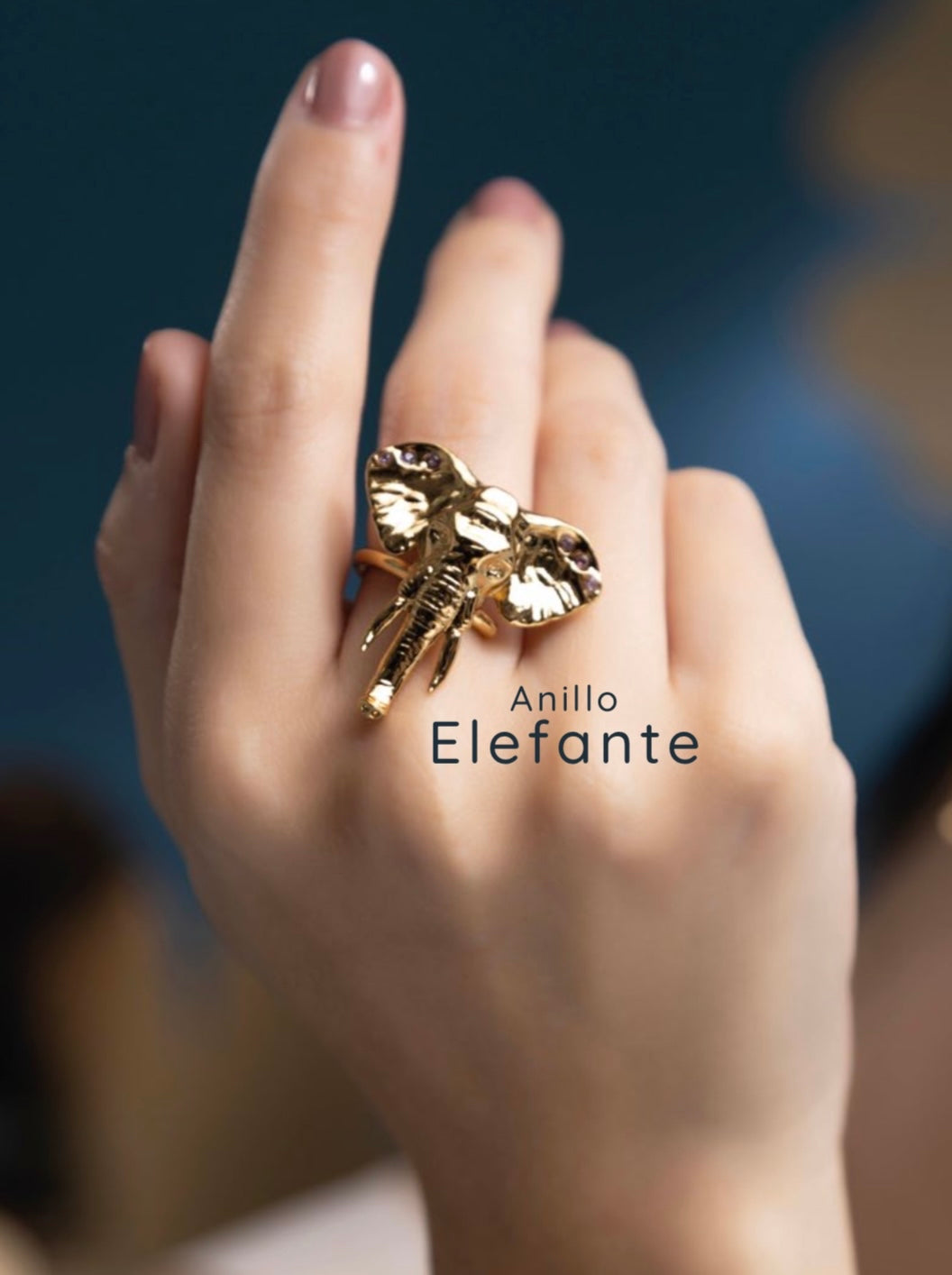 Mini Elefante de la prosperidad Ring POLA PARA MI