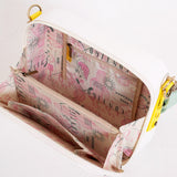 PARCHITA Flora Blanco Bag