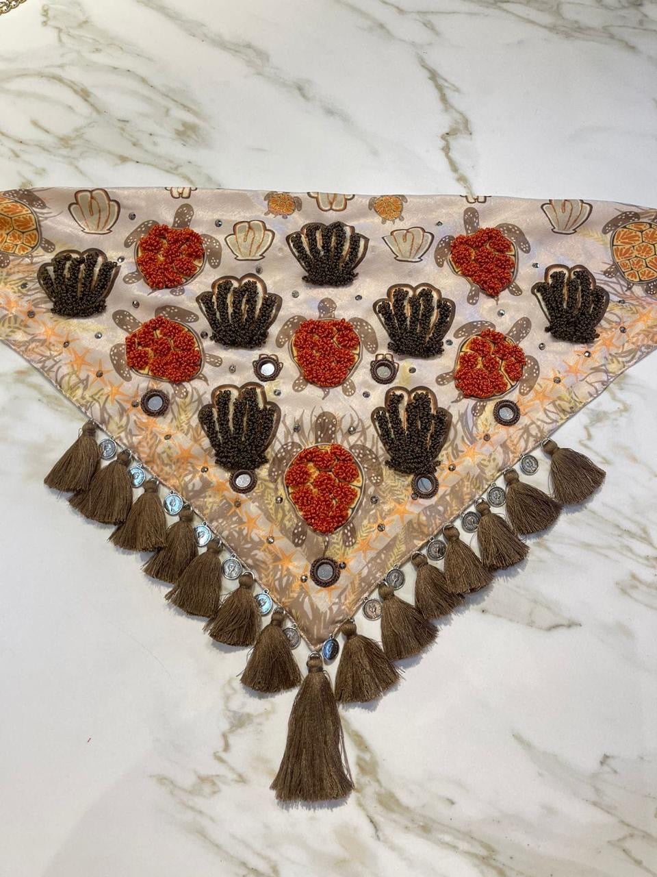 Carey terracota Scarf