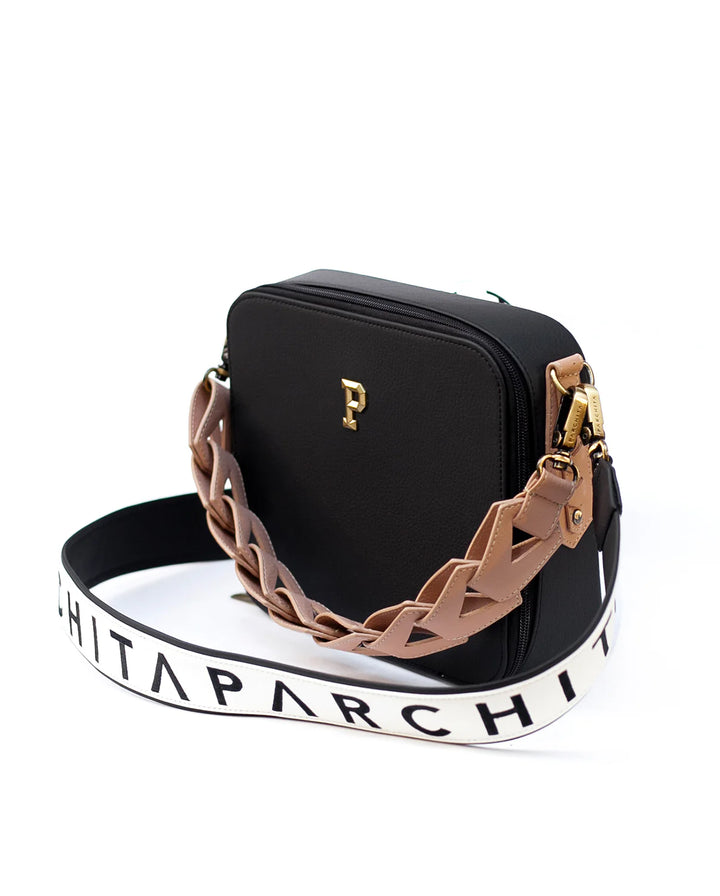 PARCHITA Flora Negro Bag