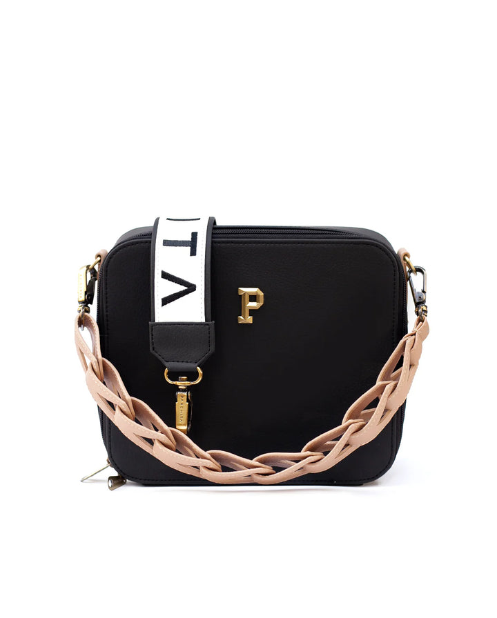 PARCHITA Flora Negro Bag