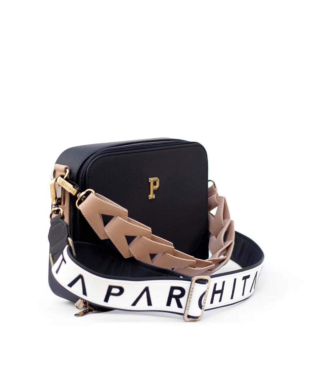 PARCHITA Flora Negro Bag