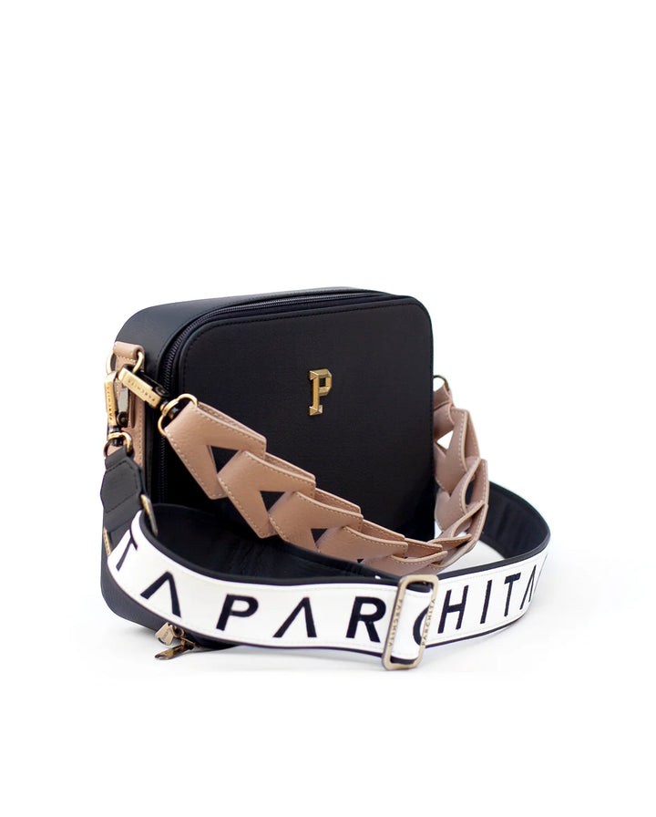 PARCHITA Flora Negro Bag