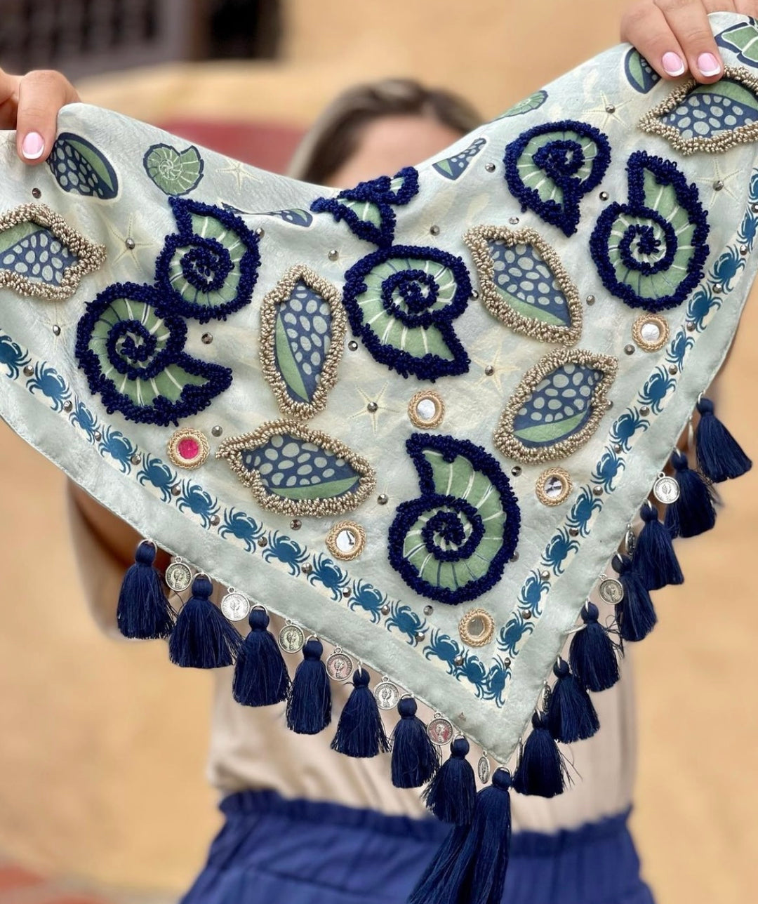 Caracol Azul Scarf