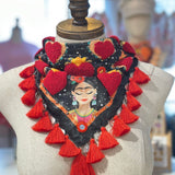 Frida Rojo Scarf