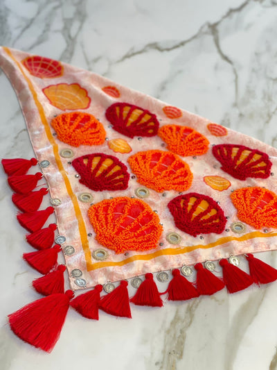 Coral naranja  Scarf