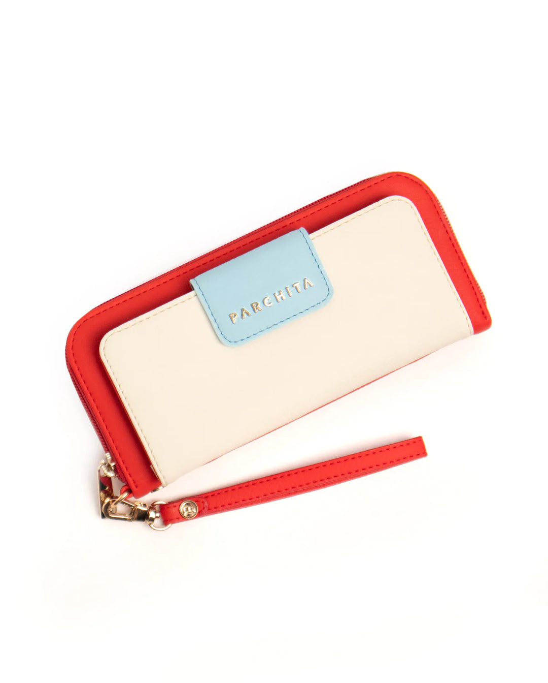 Wallet Julia Rojo y Azul