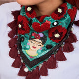 Frida Menta Scarf