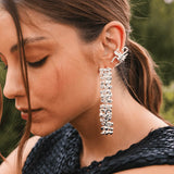 Venomous Silver Earcuff