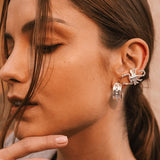 Venomous Silver Earcuff