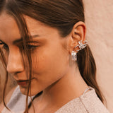 Venomous Silver Earcuff