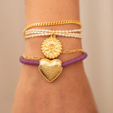 Set X4 Pulseras Sol Puntos
