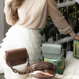 Baúl Verde 100% cuero