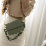 Baúl Verde 100% cuero