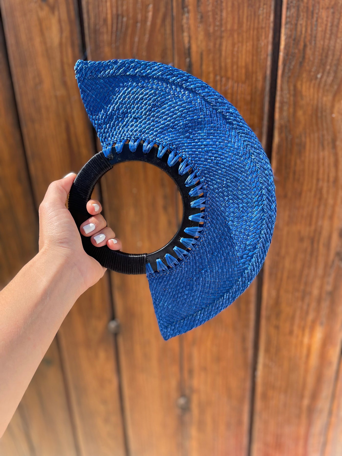 Fancy Hand Fan Azul