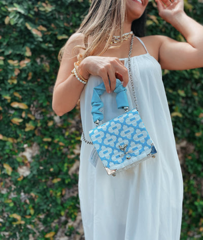 Baby Blue Crossbody Bag