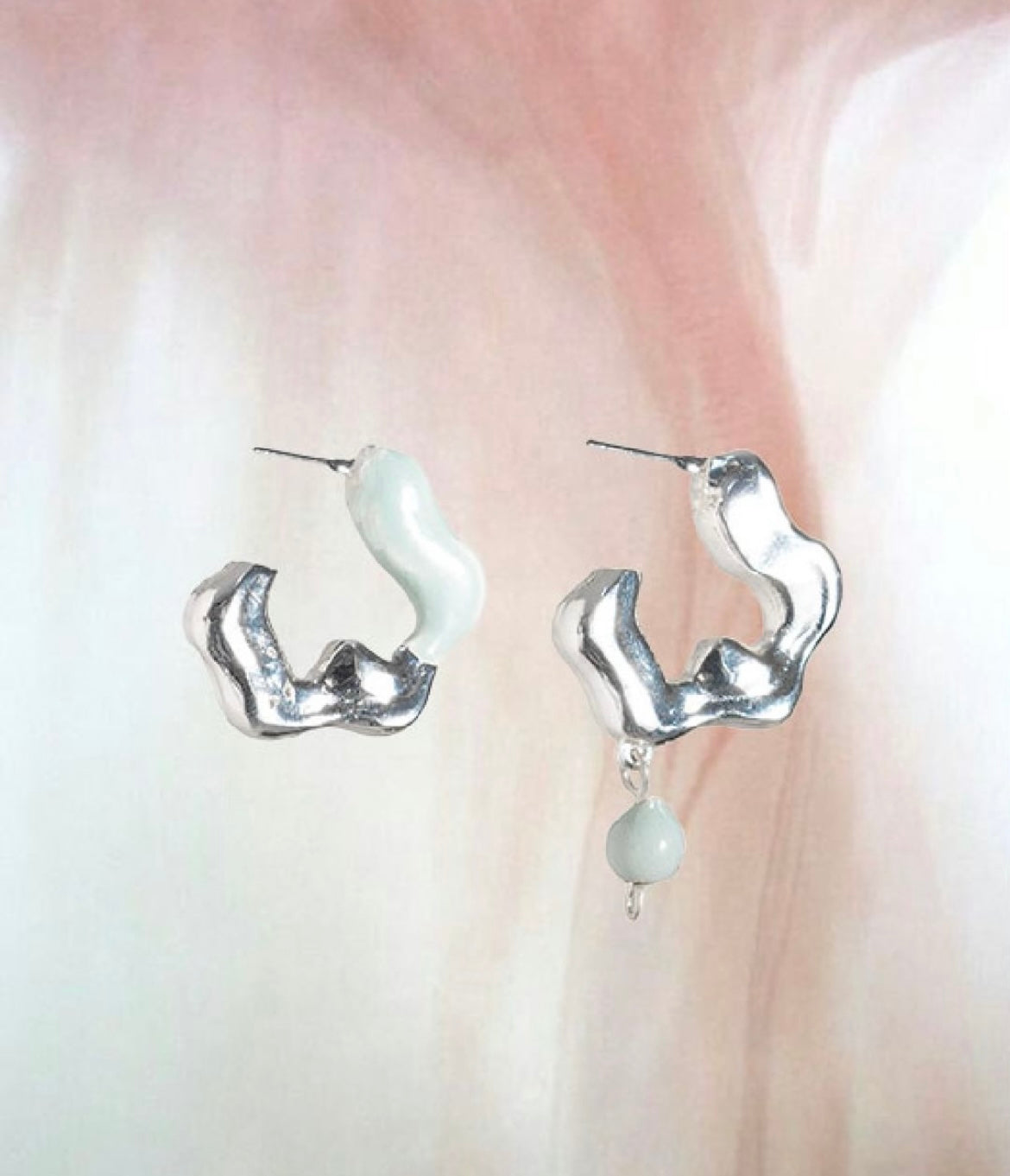 Arqueus Blanco dorado Earrings