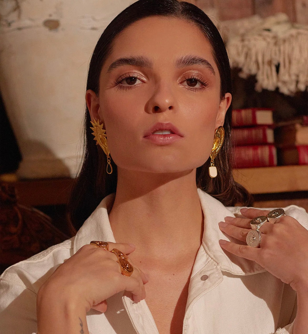 Reliquia Gold Earrings