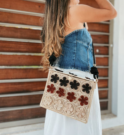 Flores Neutrales hand bag