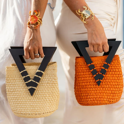 Noelia Natural y Negro Handbag