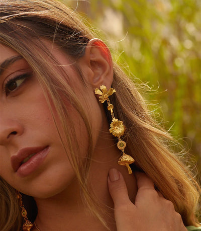 Macondia Gold Earrings