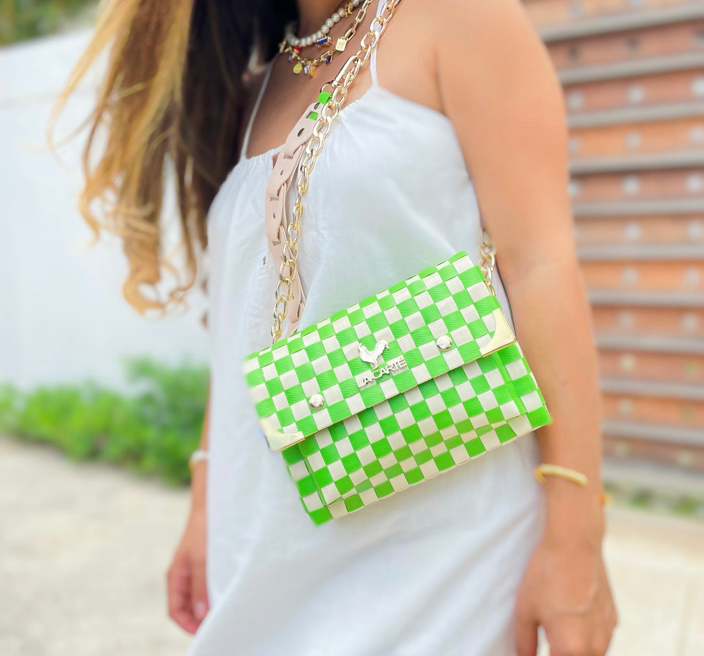 Ava verde Crossbody Bag