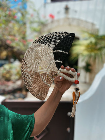 Hand Fan Neutrales Estrella
