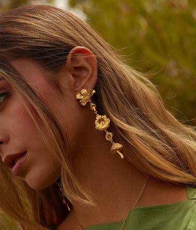 Macondia Gold Earrings