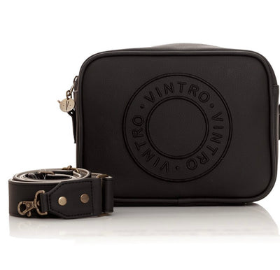 Roma Negro Crossbody Bag