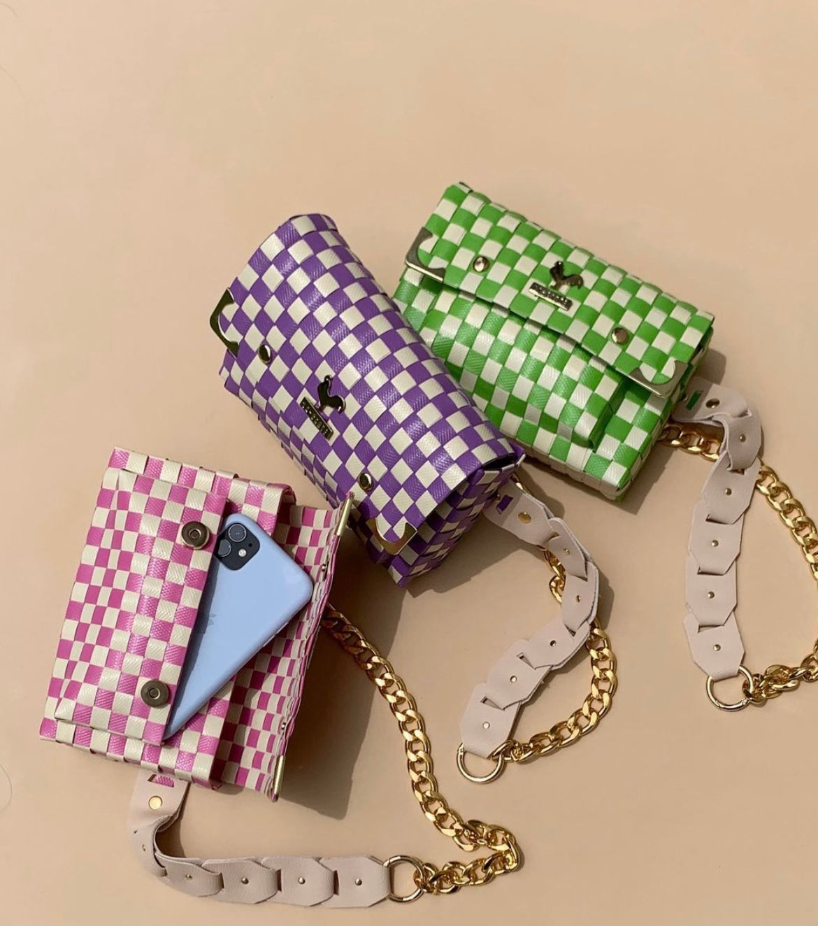 Ava verde Crossbody Bag