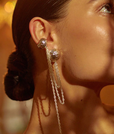 Sideral Silver Earcuff
