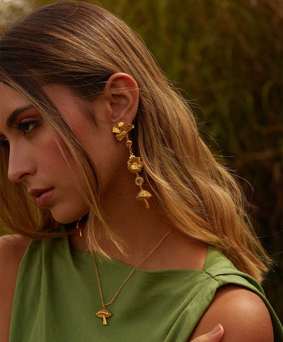 Macondia Gold Earrings