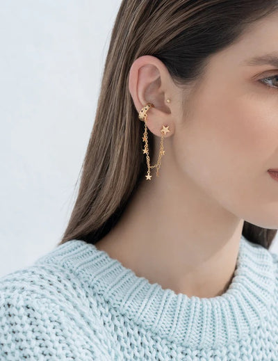 Lluvia de Estrella Earcuff