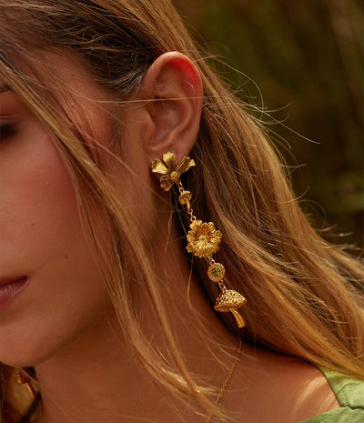 Macondia Gold Earrings