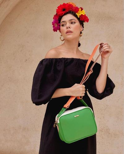 Roma Verde Crossbody Bag