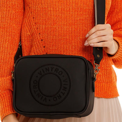 Roma Negro Crossbody Bag