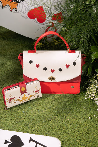 Alice in Wonderland Pekin Rojo Crossbody Bag