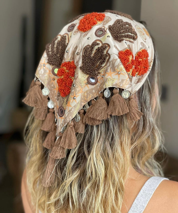Carey terracota Scarf