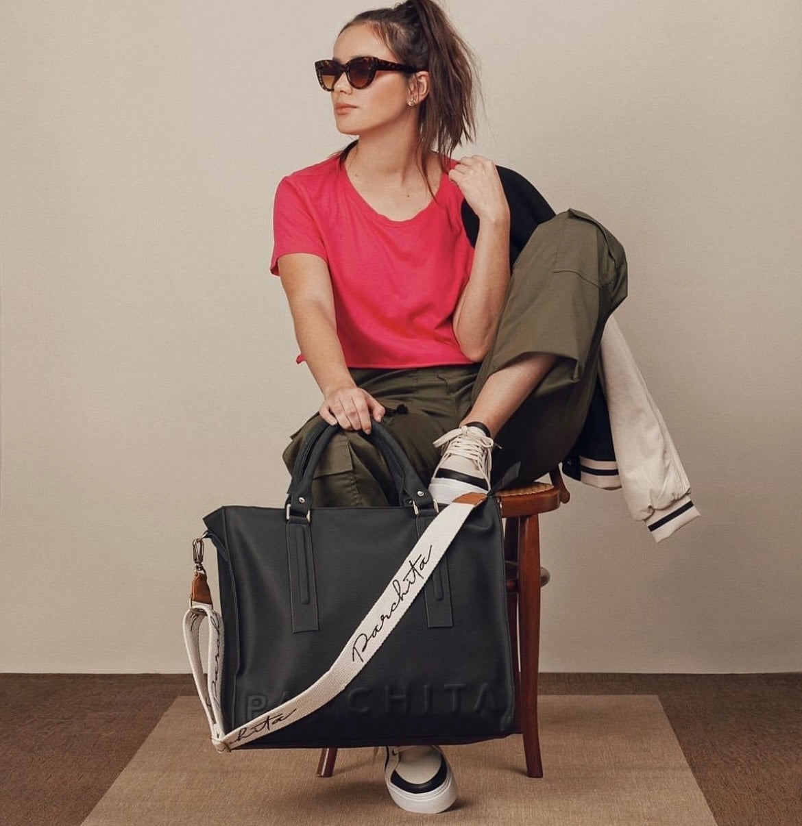 Shopping Mom Negro Bag