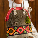 Santa Ana Rojo 100% Cuero Bag