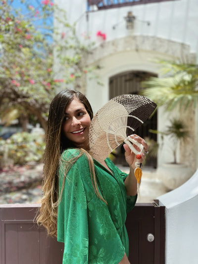 Hand Fan Neutrales Estrella