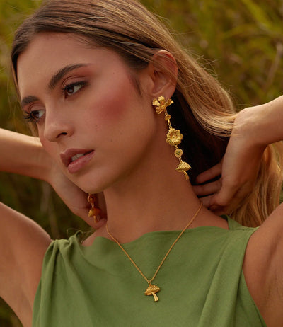 Macondia Gold Earrings