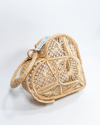 Corazón natural hand bag