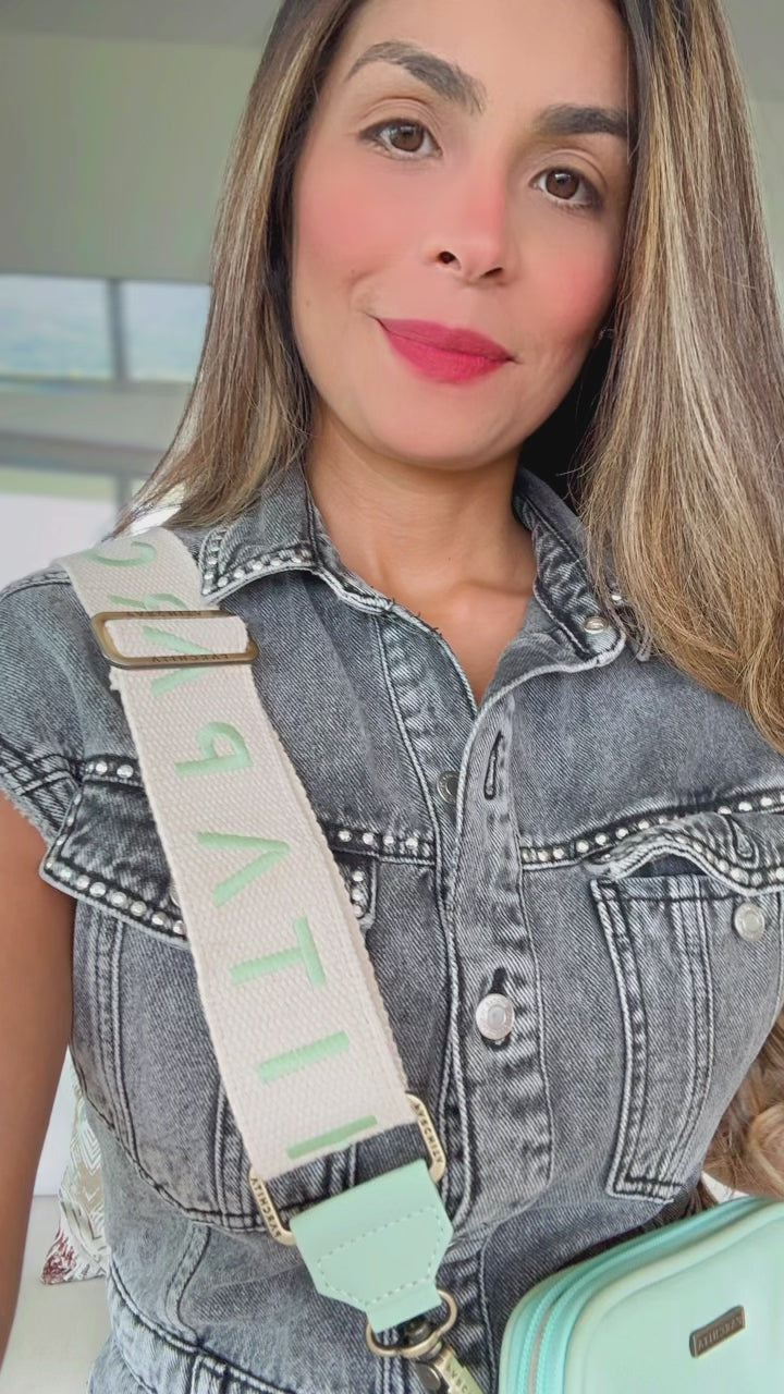 PARCHITA Marsella Menta Fanny Pack