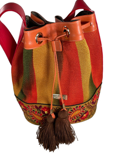 San Francisco Anaranjado Bucket Bag
