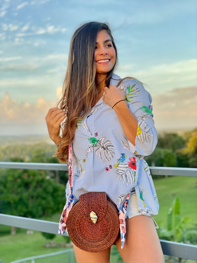Alejandra Natural Crossbody Bag