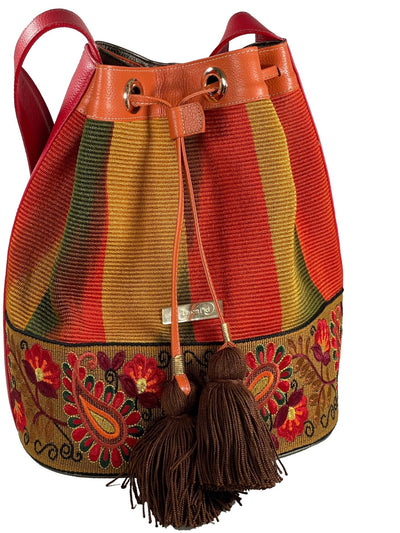 San Francisco Anaranjado Bucket Bag