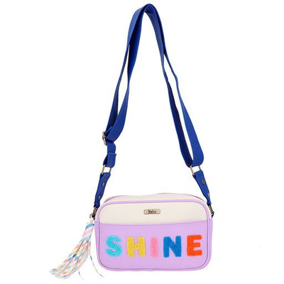 Roma Shine Lila Crossbody Bag